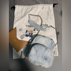 BTS J-Hope Side by Side Mini Denim Crossbody Bag